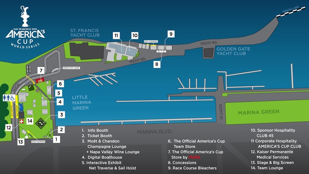 October Venue Map